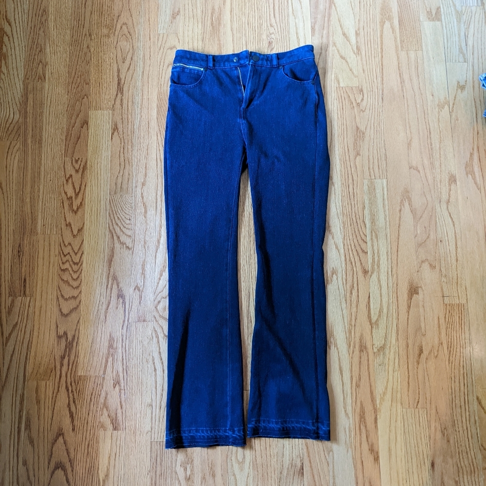 Acynetic Cropped Bootcut Jeans Phoebe Dark Wash Size 28